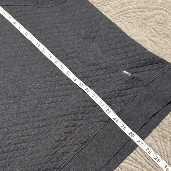 Eddie Bauer Black Quilted Sweatshirt - Picture 11 of 11